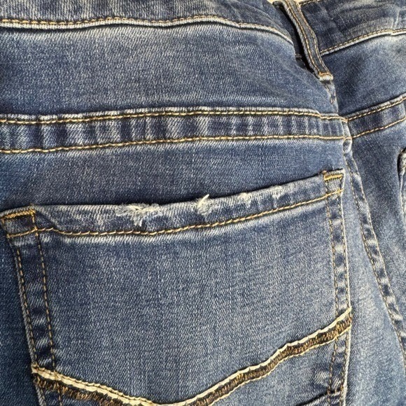 BKE Stella Mid Rise Slim Fit Straight Leg Buckle Jeans Women's Size 30x32 - Picture 10 of 15